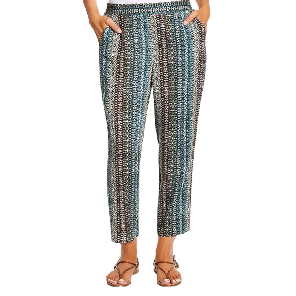 Jessica Simpson Womens‎ XL Printed Pull-on Pant, Geo Fusion Style: Cameren